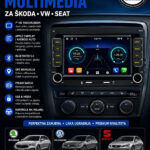 Multimedia radio za vw, skoda, seat
