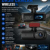 Dash kamera za auto 4K wifi